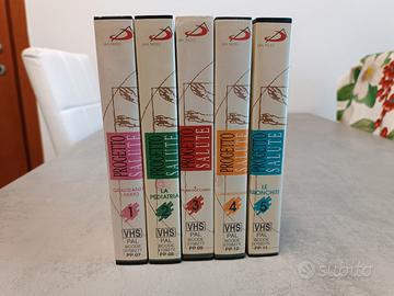 5 videocassette Progetto e Salute