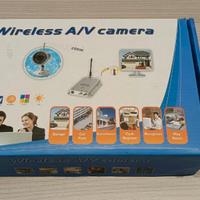 TELECAMERA WIRELESS A/V CAMERA SENZA FILI  COLORE