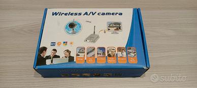 TELECAMERA WIRELESS A/V CAMERA SENZA FILI  COLORE