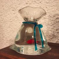 Scultura Pesce in vetro sommerso di Murano