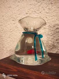 Scultura Pesce in vetro sommerso di Murano