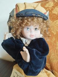 Bambola in porcellana Capodimonte - Vintage