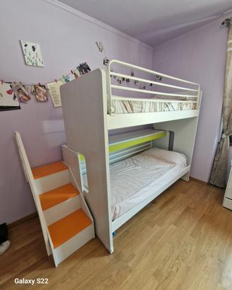 Letto a castello apribile per bambini