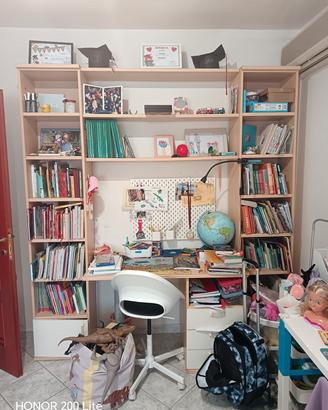 libreria + scrivania