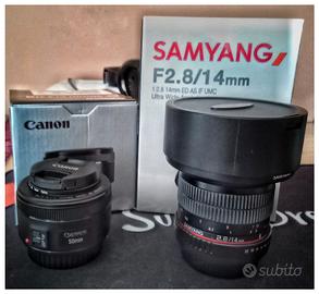 CANON 50mm & SAMYANG 14mm