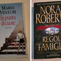 N. 2 ROMANZI: IN PUNTA DI CUORE-REGOLE DI FAMIGLIA
