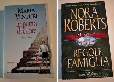 N. 2 ROMANZI: IN PUNTA DI CUORE-REGOLE DI FAMIGLIA