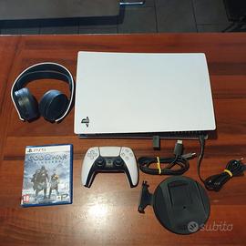 PLAYSTATION 5 + JOYSTICK + CUFFIE + GOD OF WAR RAG