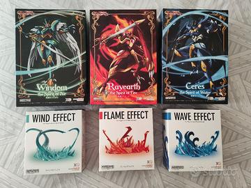 3 figure Magic Knight Rayearth - NUOVE SIGILLATE