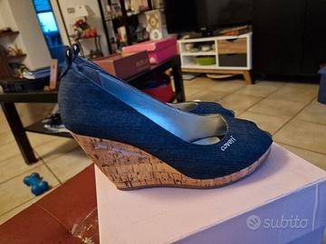 scarpa con zeppa Coveri
