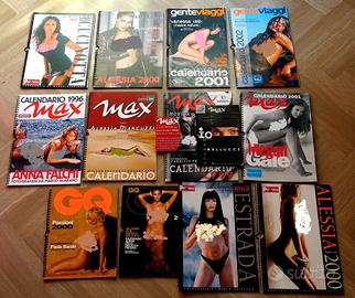 Calendari modelle 1996 - 2002 per Collezionisti