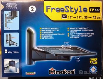 Supporto a muro Meliconi per TV-Stereo-Microonde