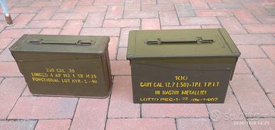 Valigette porta cartucce caccia militare 