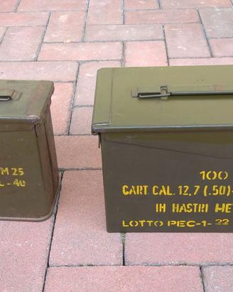 Valigette porta cartucce caccia militare 