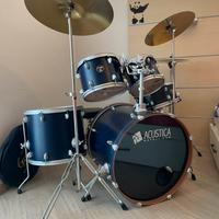 Batteria dixon fuse satin blue