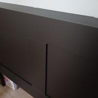 Testiera Ikea brimnes nero