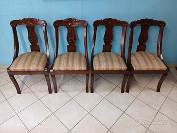 Antiche sedie a gondola