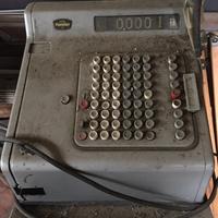 Registratore di cassa Hasler vintage
