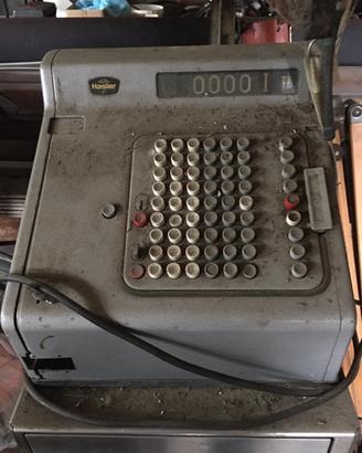 Registratore di cassa Hasler vintage