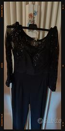 vestito nero elegante nuovo
