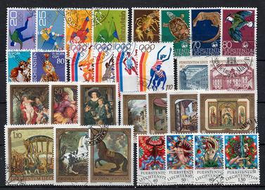 LIECHTENSTEIN 1975/78 Serie complete