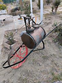 botte vintage in rame arredo giardino 