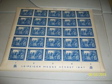 FRANCOBOLLI Fiera Lipsia 1947, Arco