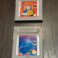 Game boy cartucce gioco Tetris e Boxxle