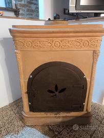 stufa in terracotta