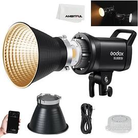 Godox 60bi color con softbox + opzionali 2 led 660