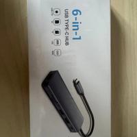Adattatore USB-C hub 6 in 1 - USB HDMI SD TF