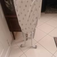 Asse da stiro pieghevole in due