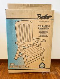 Poltrona pieghevole 5 Posizioni