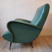 Coppia poltrone stile Lady Zanuso modernariato 