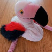 Fenicottero rosa peluche