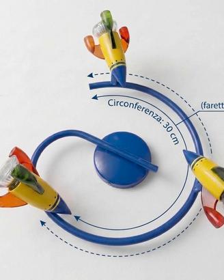 Plafoniera da soffitto con faretti LED