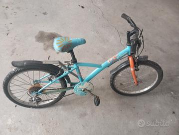 bici blu bambino