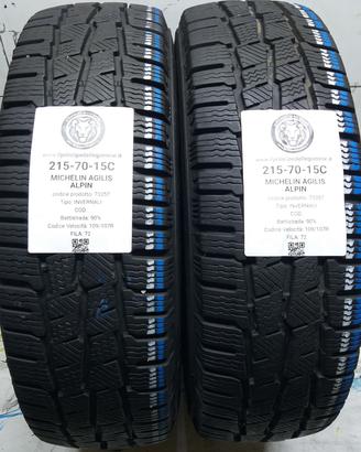 2 GOMME 215 70 15C MICHELIN A73357