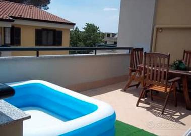 Appartamento in parco con terrazzo box e p. auto