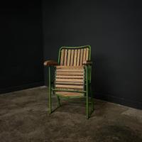 Sedia da cinema anni 50 in legno zebrano