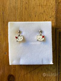 Orecchini Hello Kitty in argento