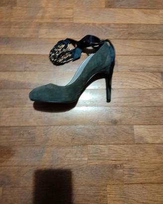 Decolté verdi scamosciate LOLA CRUZ