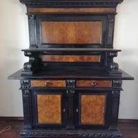 credenza vintage con mensola