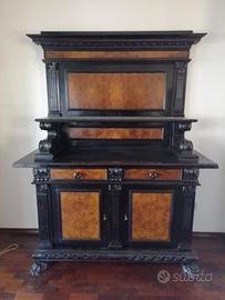 credenza vintage con mensola