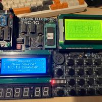 TEC-1G Z80 computer con clock e SD