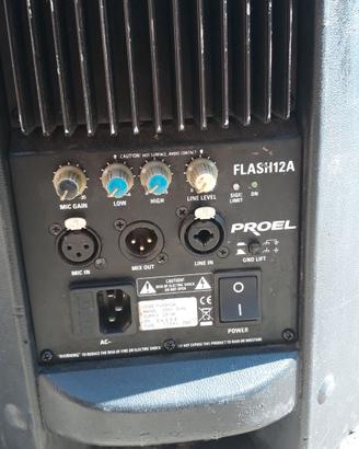 Proel Flash 12A Cassa attiva leggi