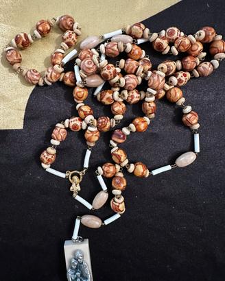 Lotto 5 Rosari Artistici Fatti a Mano