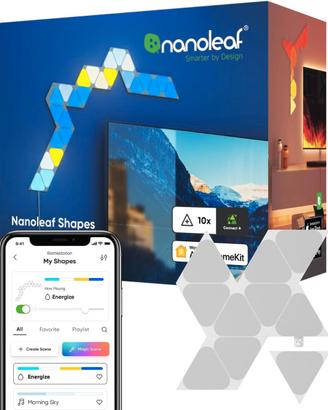 Nanoleaf Shapes Mini Triangles 10 pannelli LED