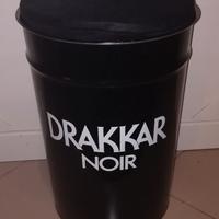 pouff puff pouf Drakkar Noir sedile sgabello nero