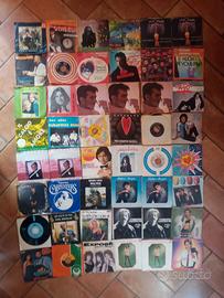 lotto 90 dischi in vinile 45 giri vintage